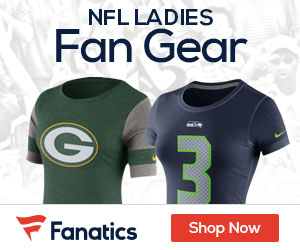 Fanatics: NFL women's fan gear and tees.